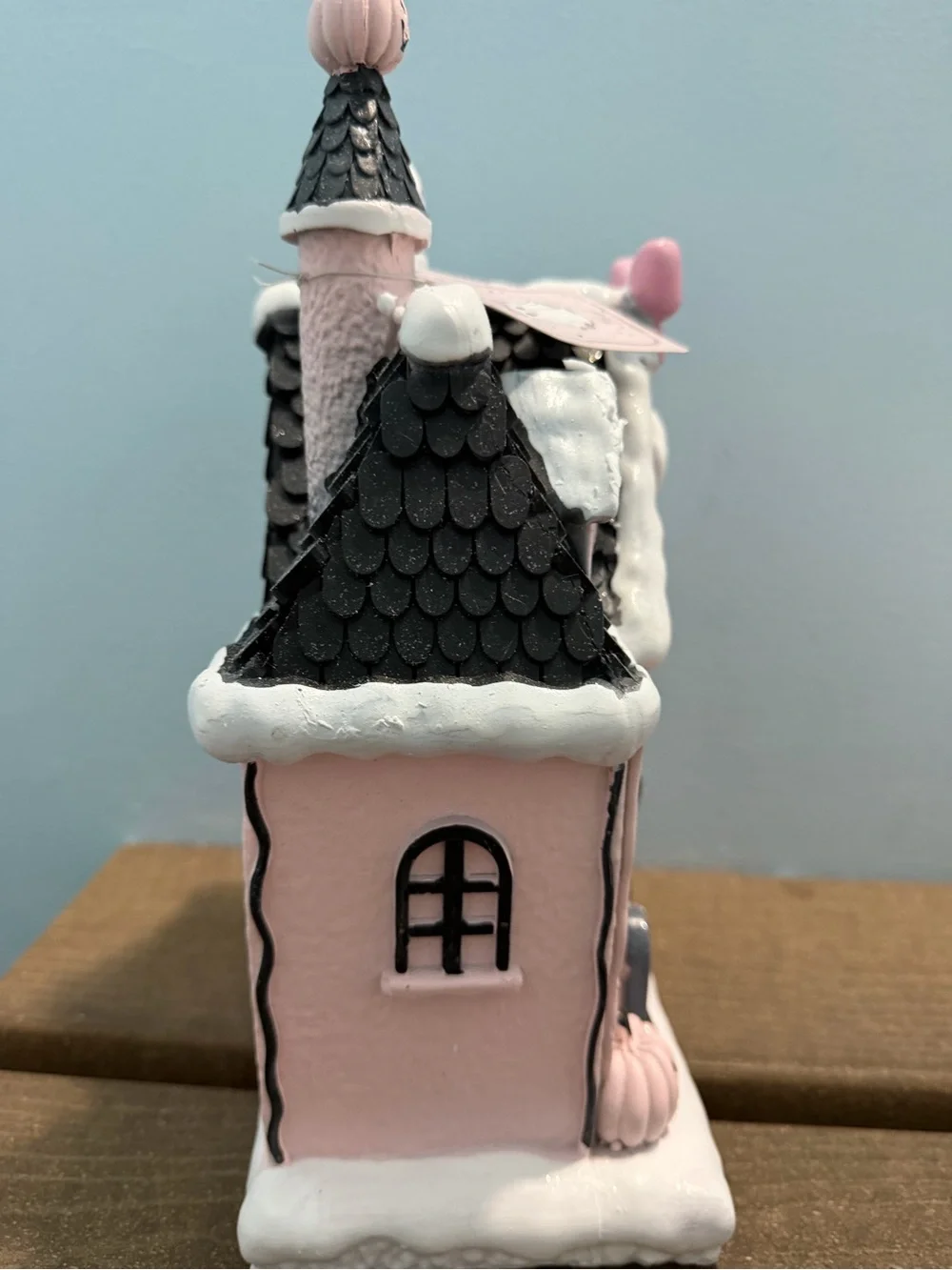 New Viral Pink Haunted Gingerbread Halloween Ghost House